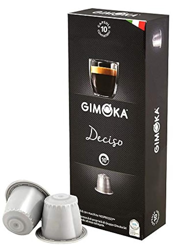 Gimoka Coffee 100 Nespresso Cápsulas de Café Compatible