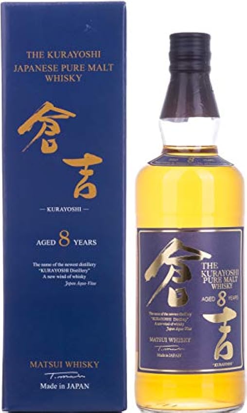 Matsui Whisky THE KURAYOSHI 8 Years Old Pure Malt Whisky 43% Vol. 0,7l in Giftbox bVygT33G