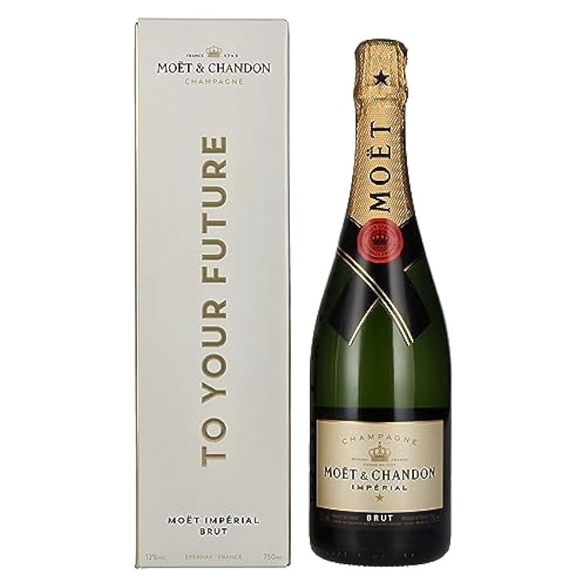 Moët & Chandon Champagne IMPÉRIAL Brut Milestones 12% Vol. 0,75l in Giftbox 1SSaPF0Q