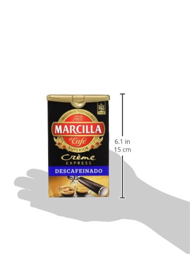 Marcilla Café molido Crème Express descafeinado - 6 paquetes de 250 gr DwsLTd2v
