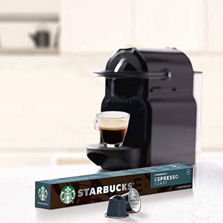 Starbucks Nespresso Compatible Espresso Roast, 10 capsulas - 12 unidades 5JVxR1oB