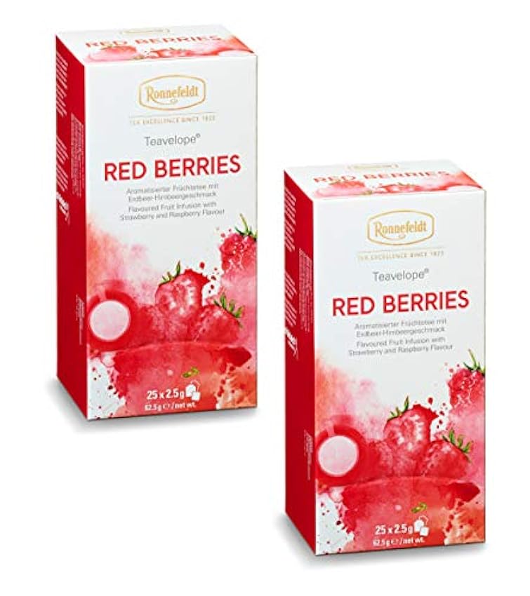 Ronnefeldt -Teavelope – 2 unidades – Red Berries – Té d