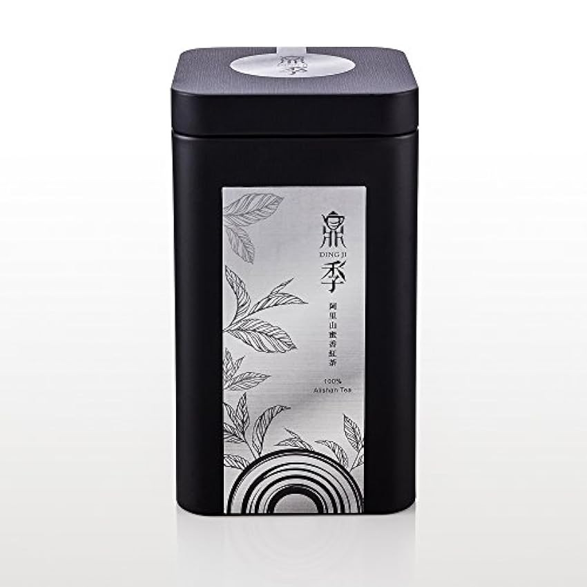鼎季 DING JI Taiwán Alishan Té Negro Perfumado Con Miel Ultra Premium 60 G, Té De Hojas Sueltas Original, Té De Alta Montaña 100% Natural De Taiwán. eLOQTXAC