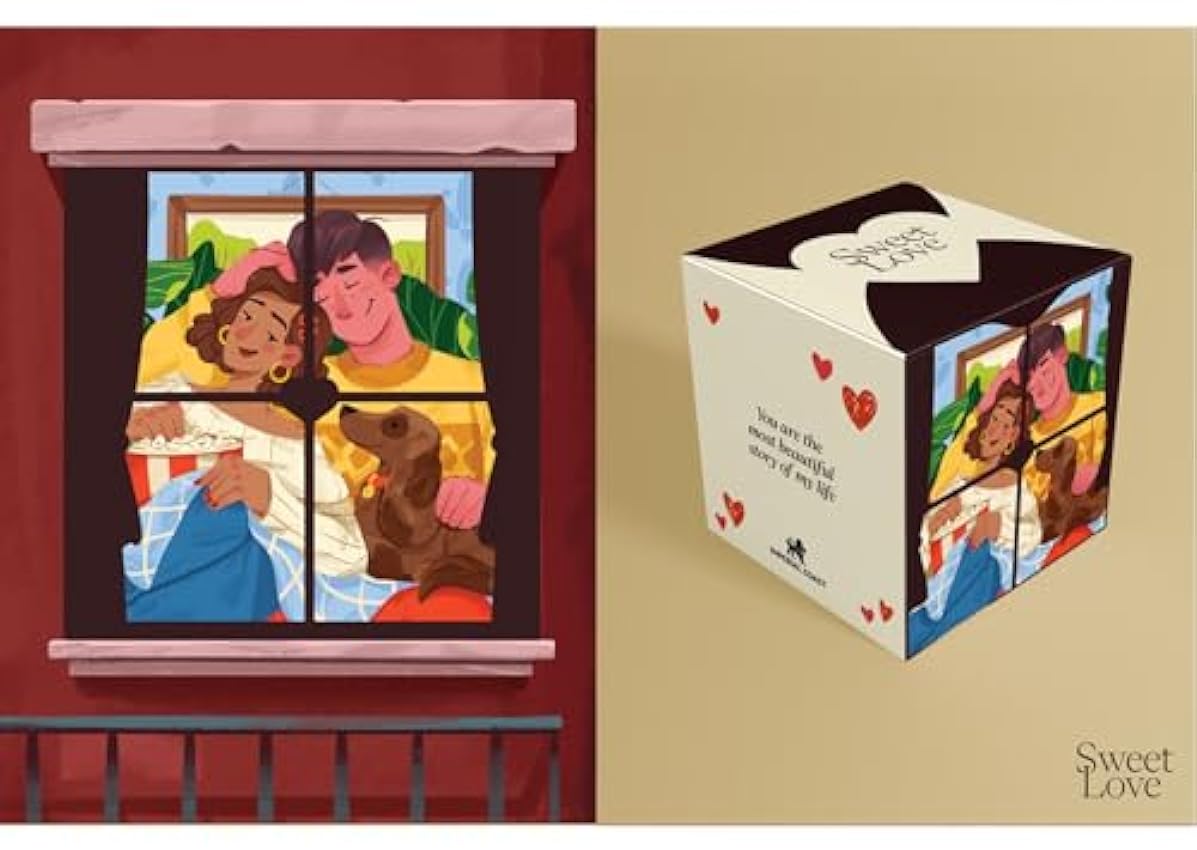 Caja regalo de chocolate para parejas Sweet Love I Regalo original para San valentin cumpleaños aniversario novios – Caja super resistente – Incluye Ferrero Rocher - Regalos para Ella, Regalos para Él FHZecpGs