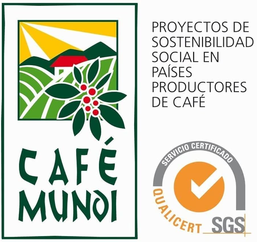 Cafe Descafeinado en Grano 1kg Natural 100% - Café Espresso con un Tueste Intenso de Origen Mezcla Colombia y Brasil – Comercio Justo. 0C41KVrR