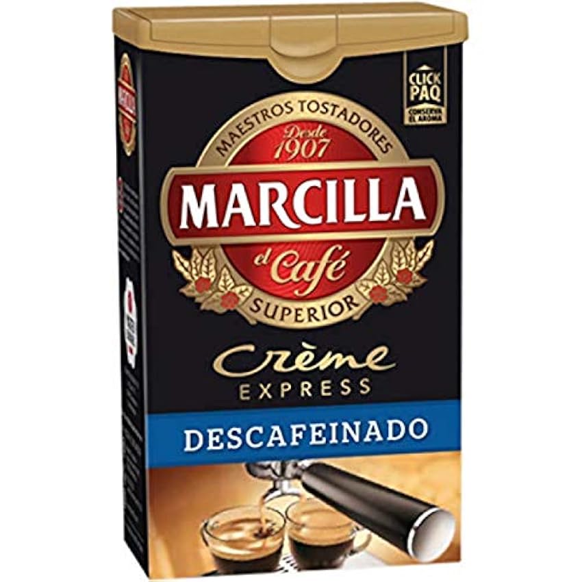 Marcilla Café molido Crème Express descafeinado - 6 paq