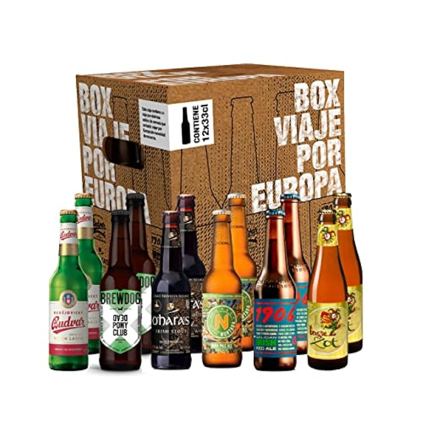 Box Viaje por Europa - Pack de Degustación de Cervezas 