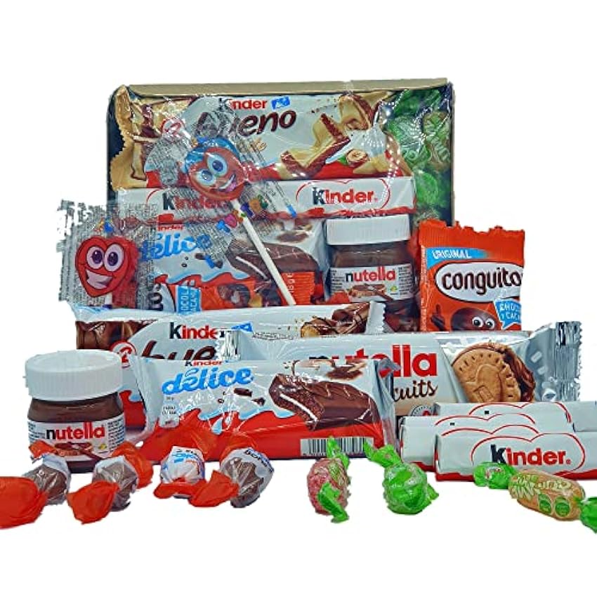 Super Bandeja Chocolates Kinder - Nutella - Conguitos. 