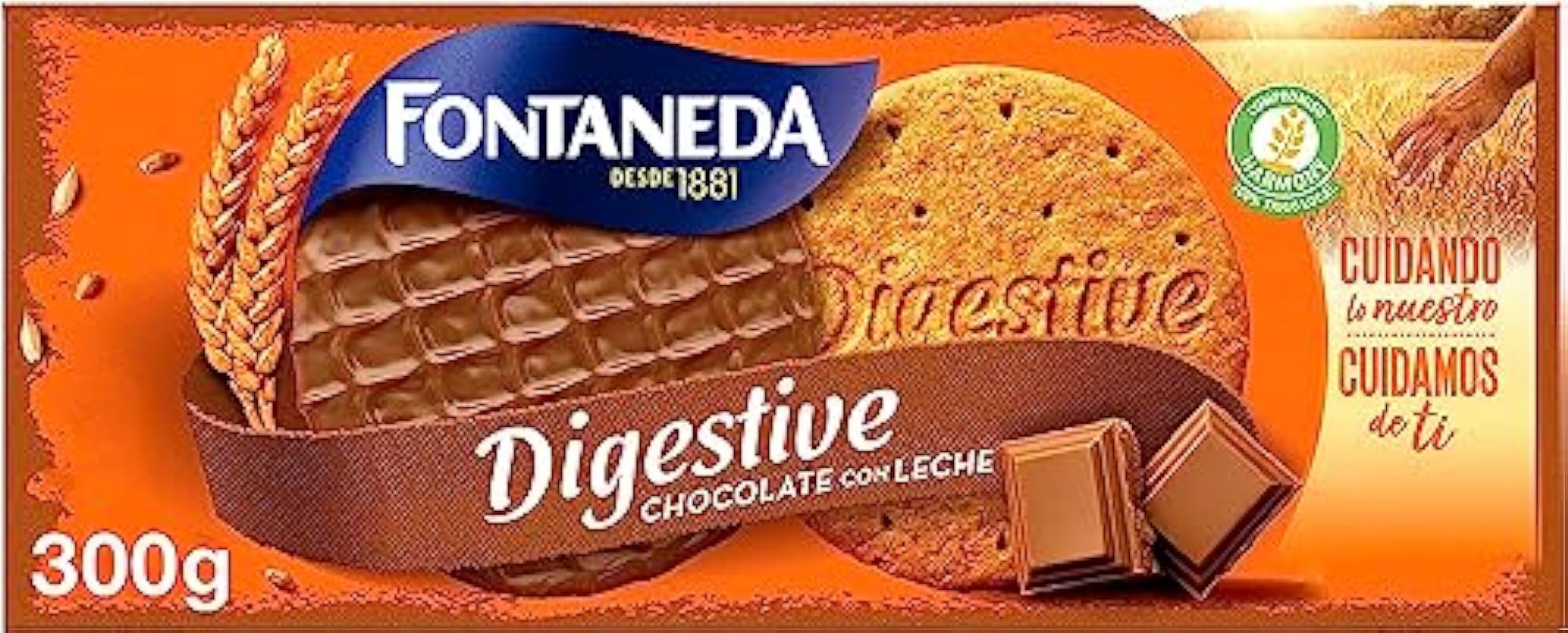 Fontaneda Digestive Galletas con Chocolate con Leche 30