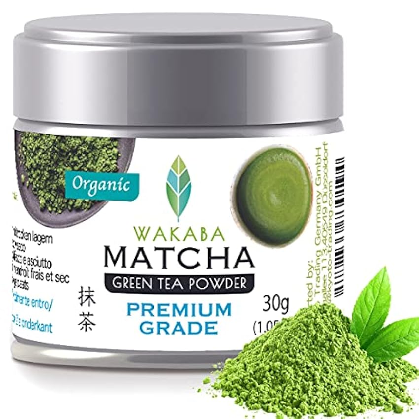WAKABA - Polvo orgánico de 30 g [Premium Grade]Producid