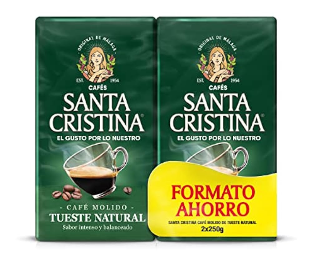 Santa Cristina Café Molido Natural 250g - 2 paquetes DQ