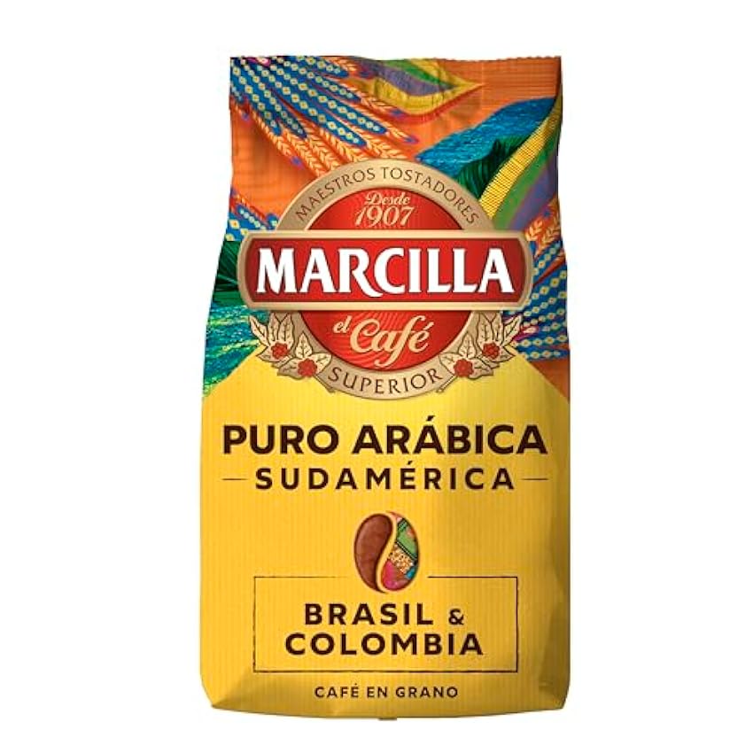 Marcilla Café Grano Puro Arábica Sudamérica Brasil & Colombia 400 g 2QiqlYcj