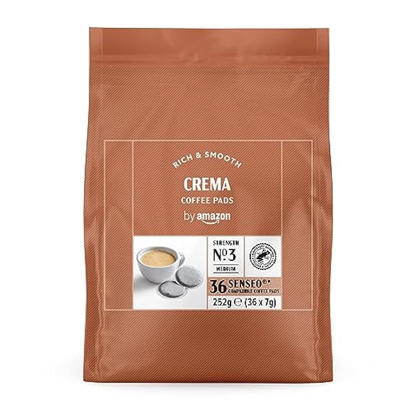 by Cápsulas de café Crema 100 % Arábica, aptas para máquinas Senseo, 4 x 36 cápsulas 8jKTI0E1