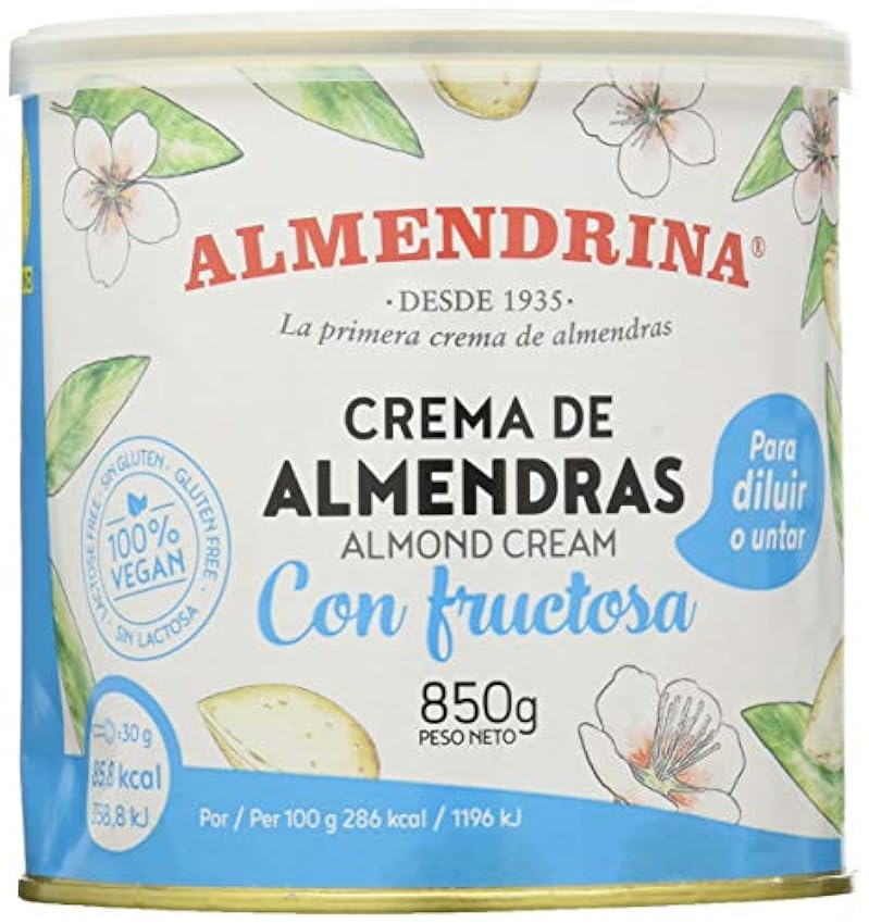 Klam Almendrina C/Fructosa 850 Gr Bote 850 Gr Crema Almendras - 400 g CBW26c3W