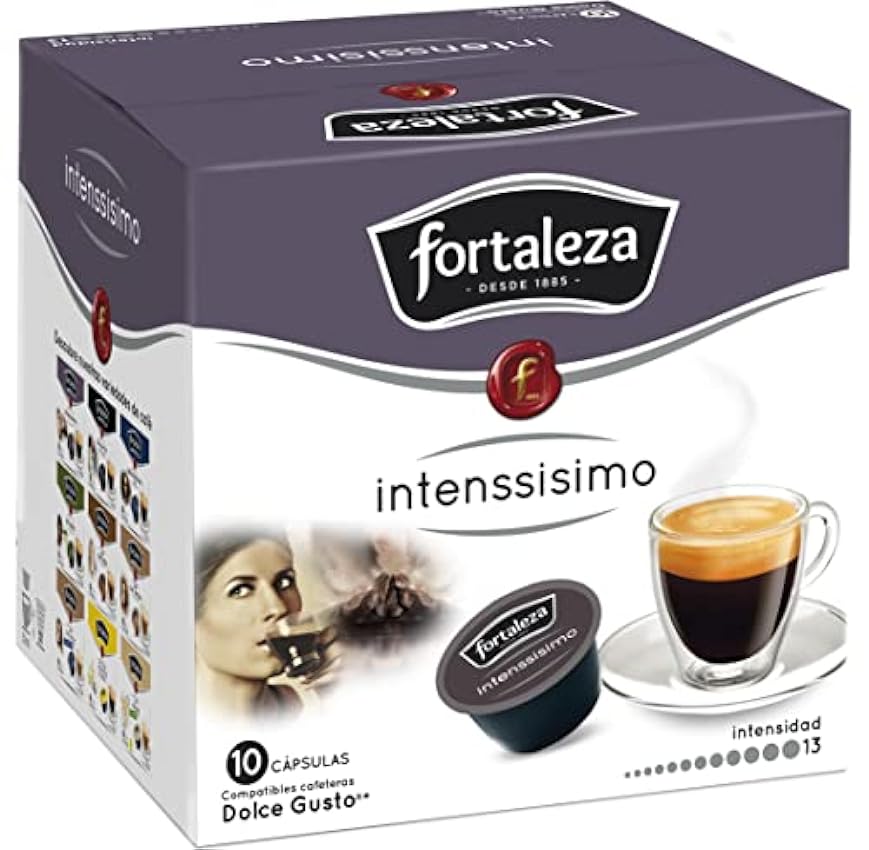 Café FORTALEZA - Cápsulas de Café Intenssisimo Compatib