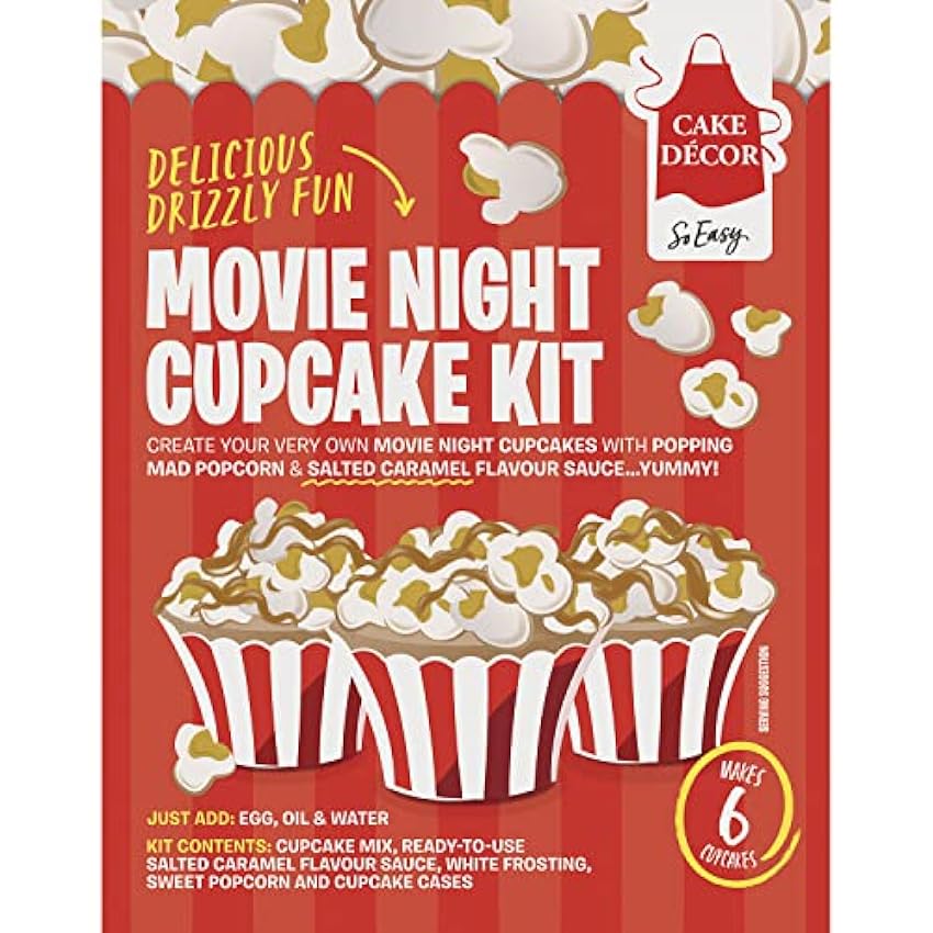 Kit de cupcakes de noche de cine euSG3V7r