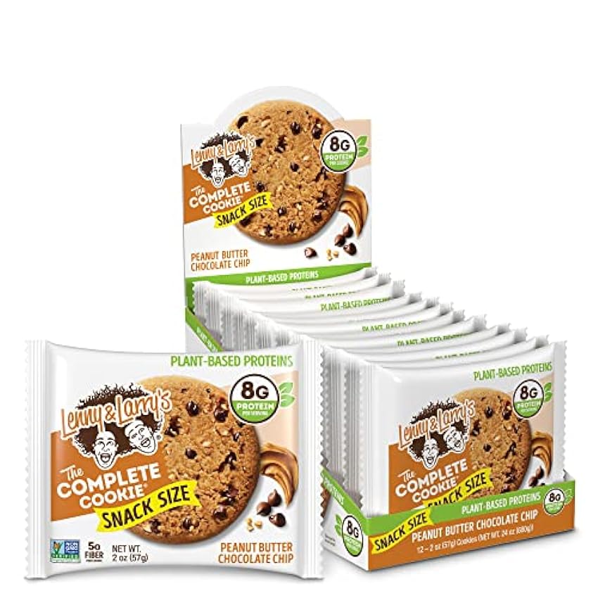 Lenny & Larry´s Complete Cookie 12x56g Peanut Butter Chocolate Chip CbwLeRot