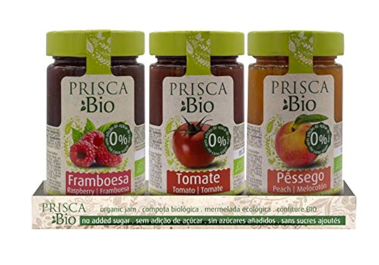 Mermelada 100% Ecológica de Frambuesa - Tomate - Meloco