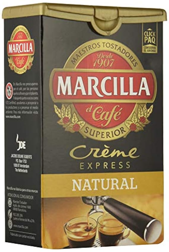 Marcilla Café molido Crème Express descafeinado - 6 paquetes de 250 gr DwsLTd2v