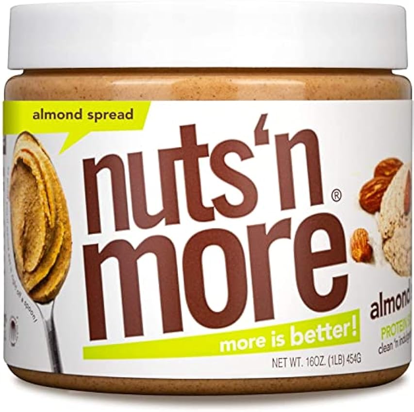 NUTS ´n MORE PEANUT BUTTERS APPLE CRISP 1lb 6DfziS