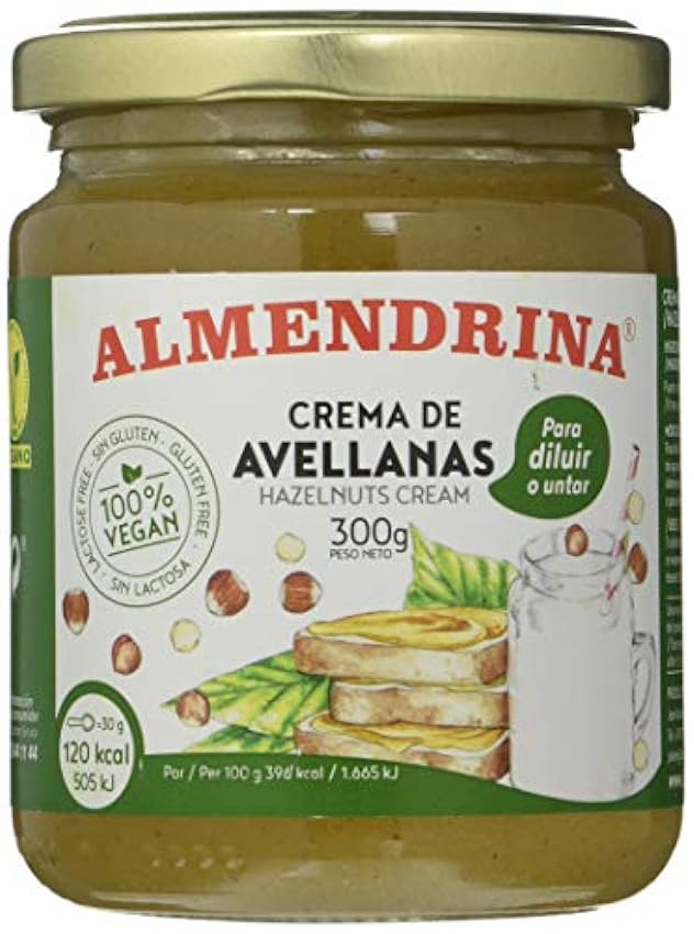 Klam Almendrina Crema De Avellanas 400 Gr Bote De Cristal 400 Gramos - 300 g 0c0bZ0qx