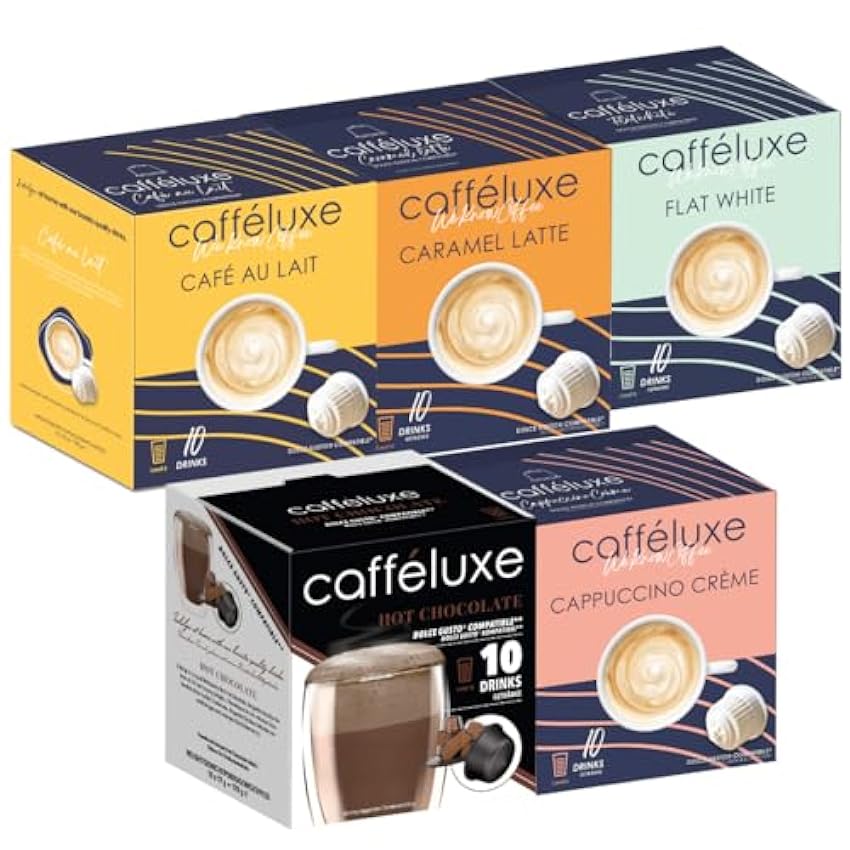 CaffeLuxe Cápsulas de café premium de una sola porción: