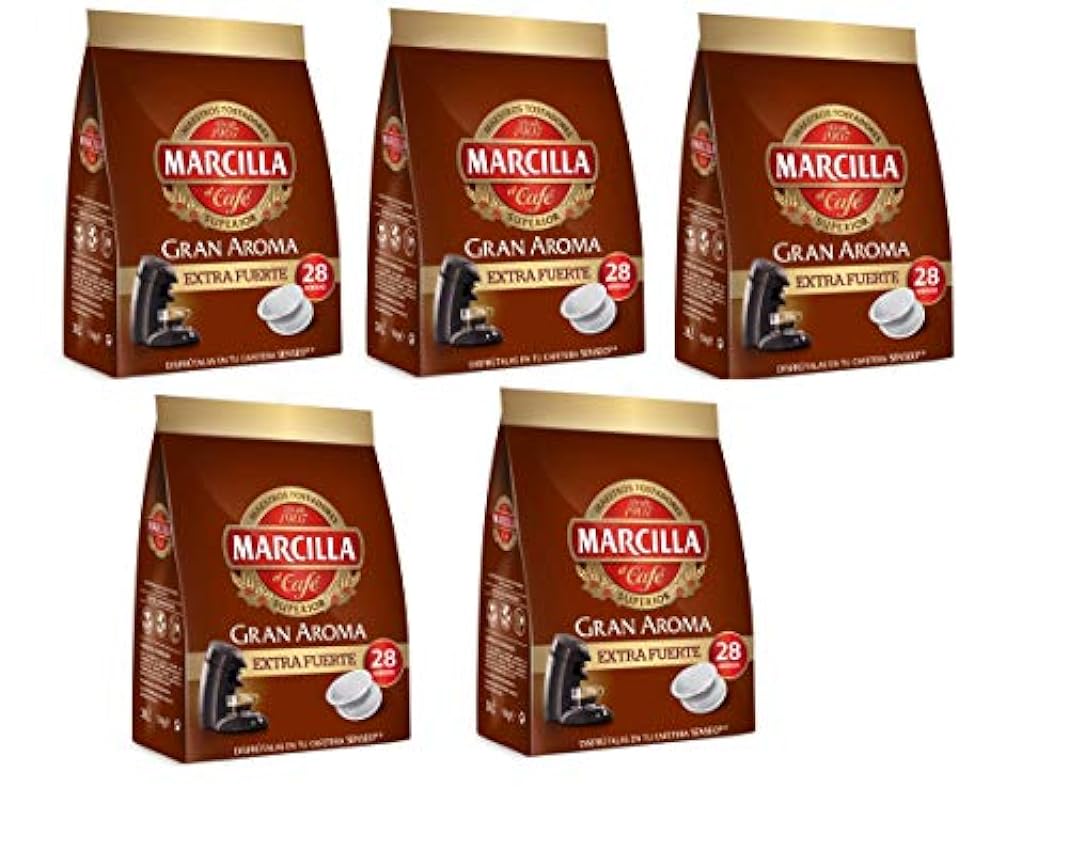 Marcilla Café Extra Fuerte para máquina Senseo - 5 paqu