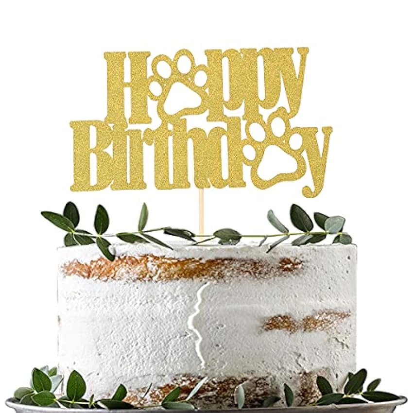 LeeLeeAn Decoración para tarta de feliz cumpleaños – De
