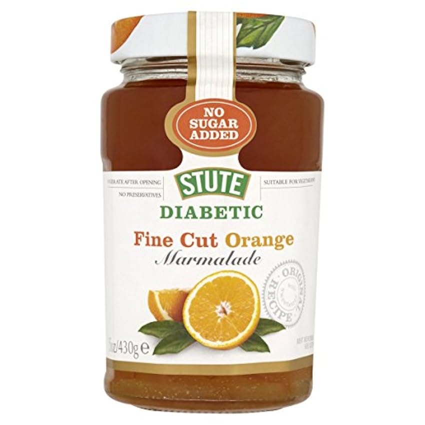 Stute diabética Sin azúcar añadido Fine Cut Marmalade 430g 1m47nxMi