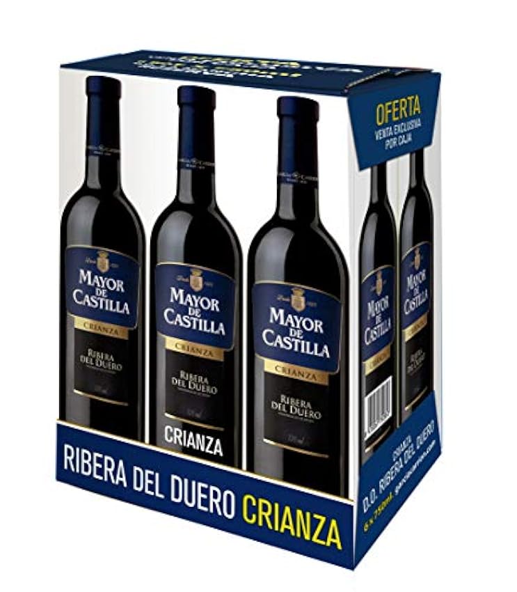 Mayor de Castilla Crianza - Vino Tinto D.O Ribera del Duero - 1 Botella x 750 ml 8YUikAUe