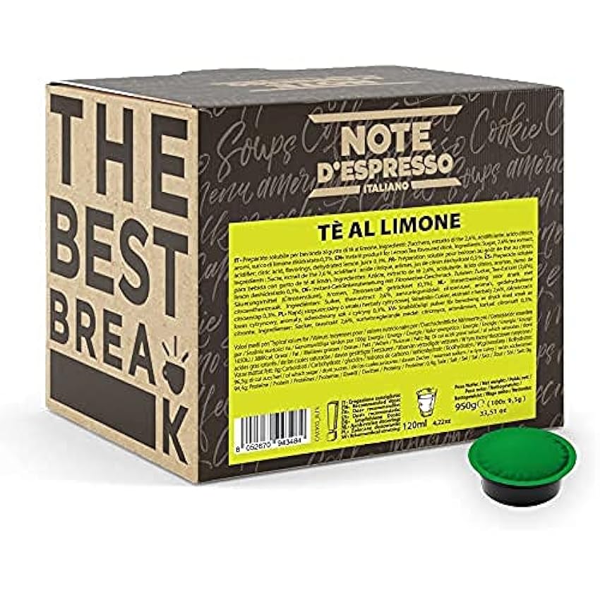 Note d´Espresso - Lemon Tea - Cápsulas para las Ca