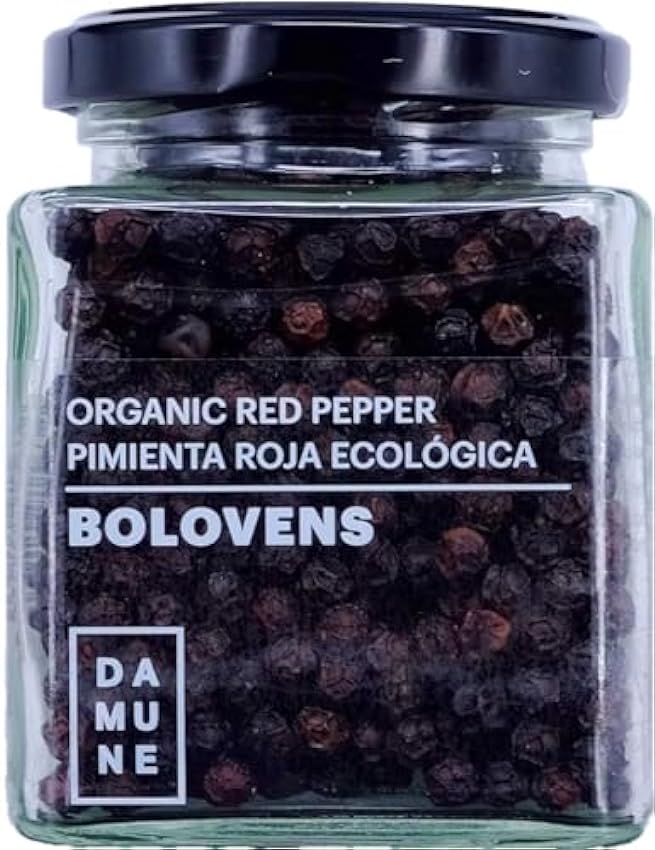 Pimienta Roja Ecológica de Bolovens Premium en Grano - 
