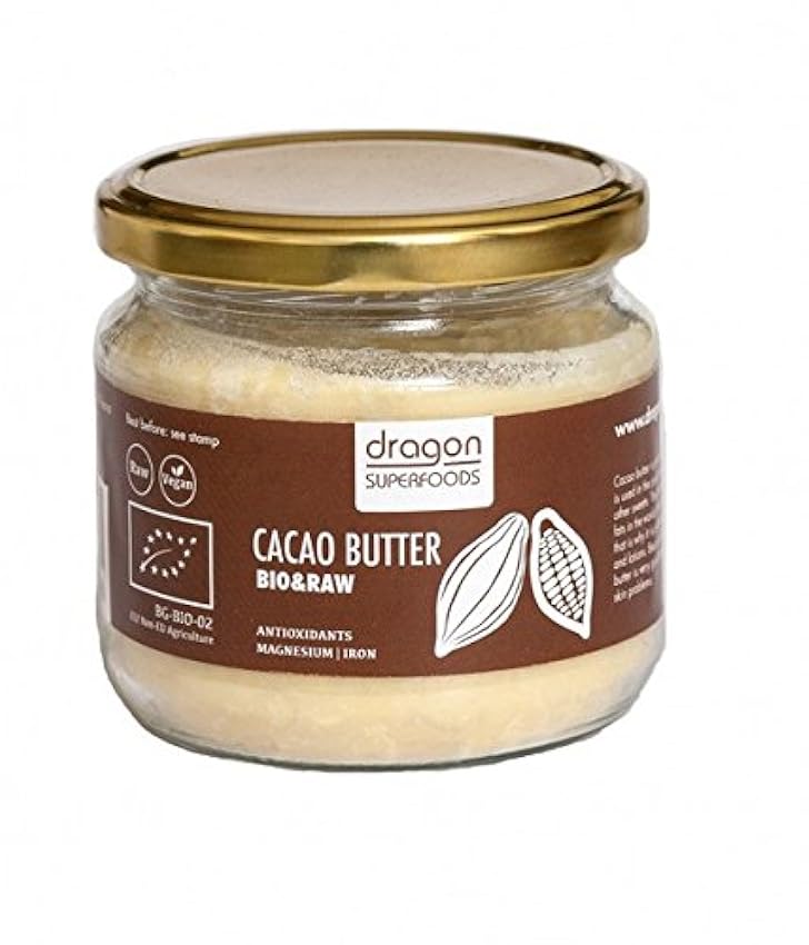 Dragon Superfood |Manteca de cacao cruda, 100% orgánica