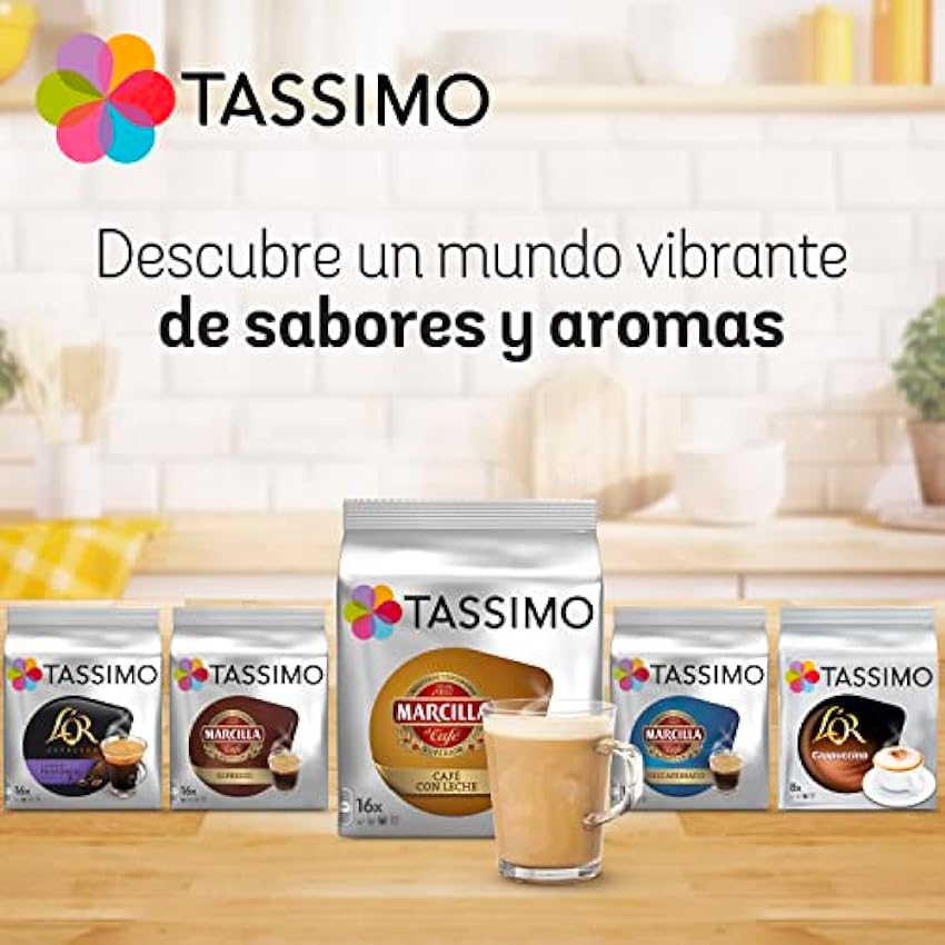 Tassimo Cápsulas Marcilla Café Descafeinado | 80 Cápsulas Compatibles con Cafetera Tassimo - 5PACK - Exclusive 5rkpqNhi