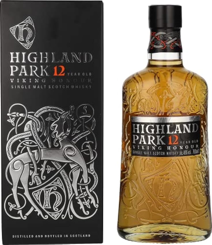 Highland Park Viking Honour Single Malt Scotch Whisky Whisky Escoces de, 12 Años, 40%, 700ml aSaM9fgt