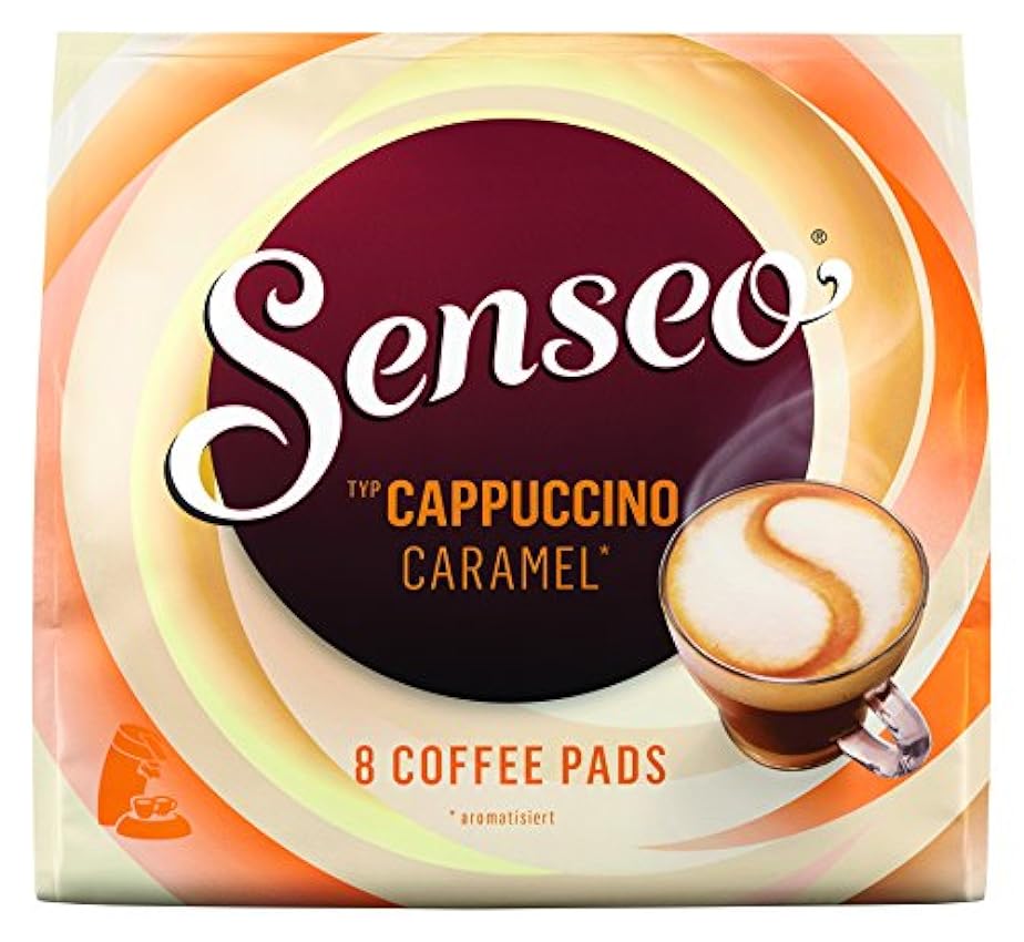 Senseo Cappuccino Caramel (Pack de 10, 10 x 92 g) cifRS