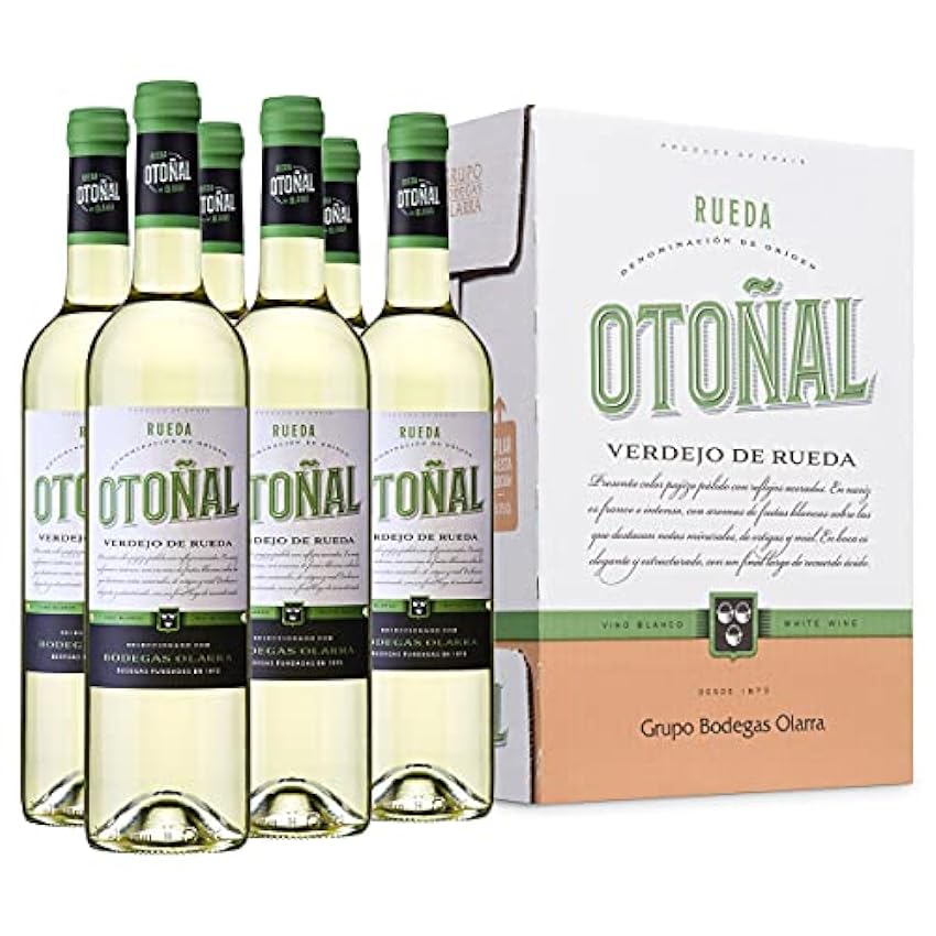 BODEGAS OLARRA - Otoñal - Vino Tinto Crianza DOCa Rioja- Estuche de 4 botellas de 750 ml. 8al1IOxF