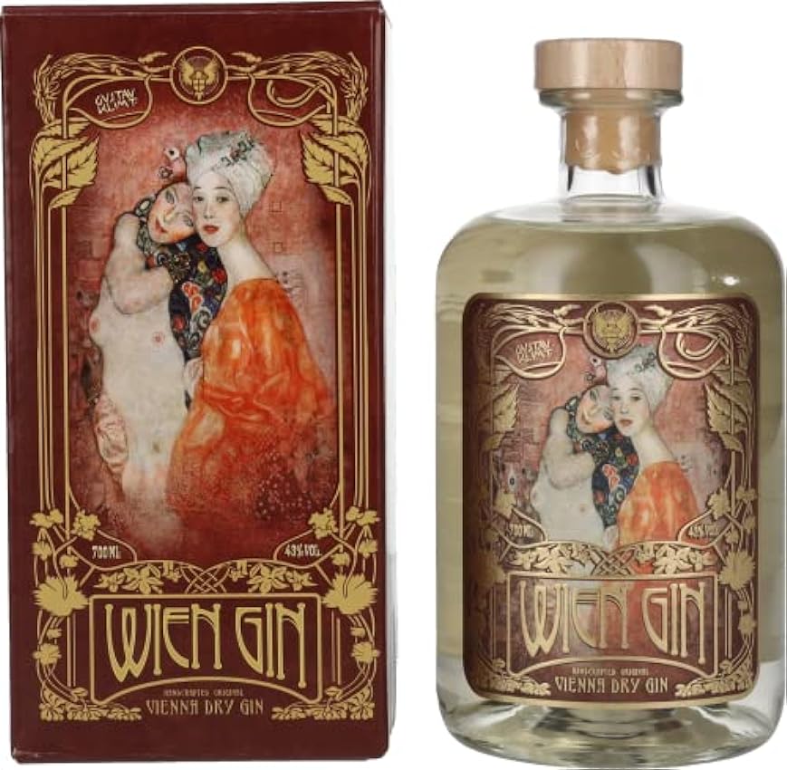 Wien Gin Gustav Klimt Edition Vienna Dry Gin 43% Vol. 0,7l in Giftbox DdQonjbA