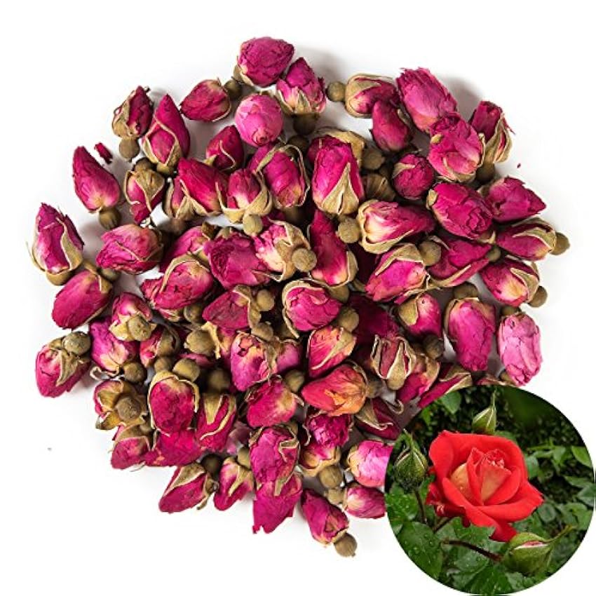 TooGet Brotes Naturales de Rosas Rojas Fragantes Pétalo